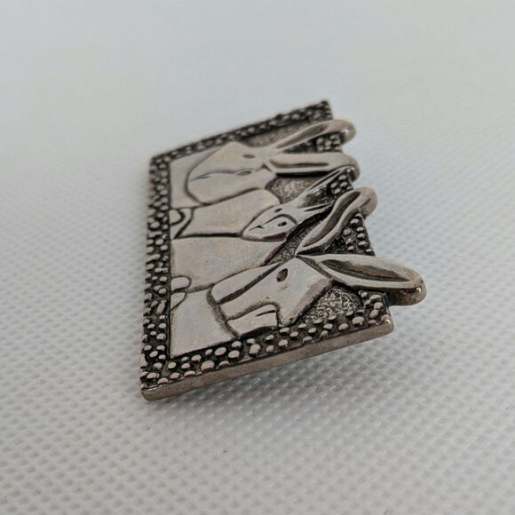 MD Anderson Cancer Center Children Art Project 1999 Sterling Brooch or Pendant - Picture 2 of 7